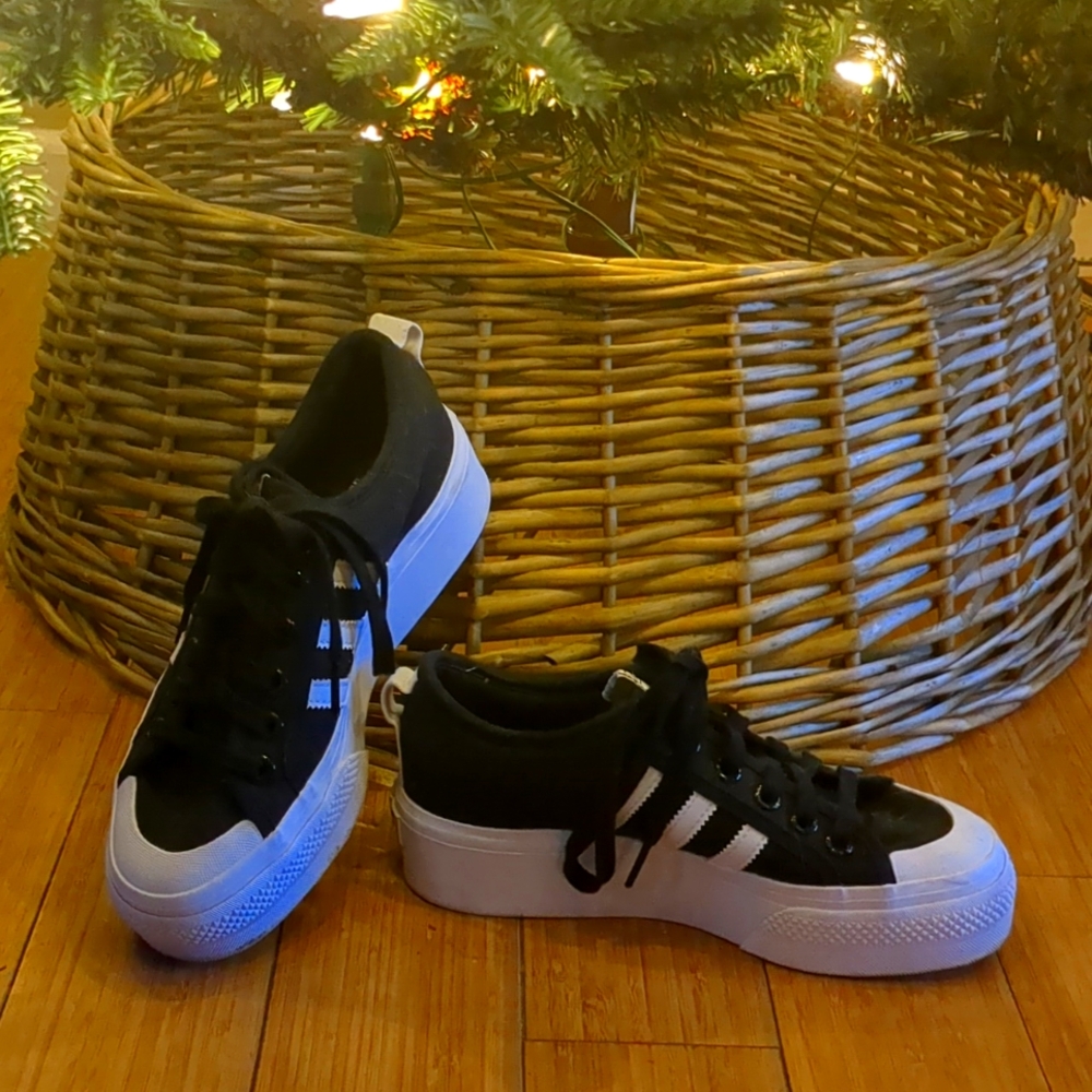 Adidas Nizza Platform Shoes 6.5